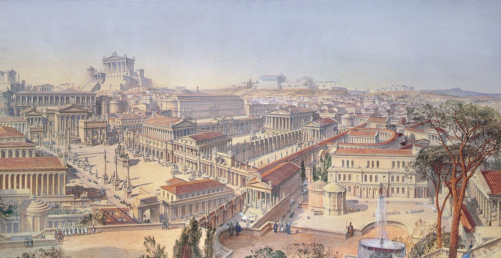 Rome telle qu’elle était, restaurée d’après les vestiges existants (détail de 25183) - Arthur Ashpitel