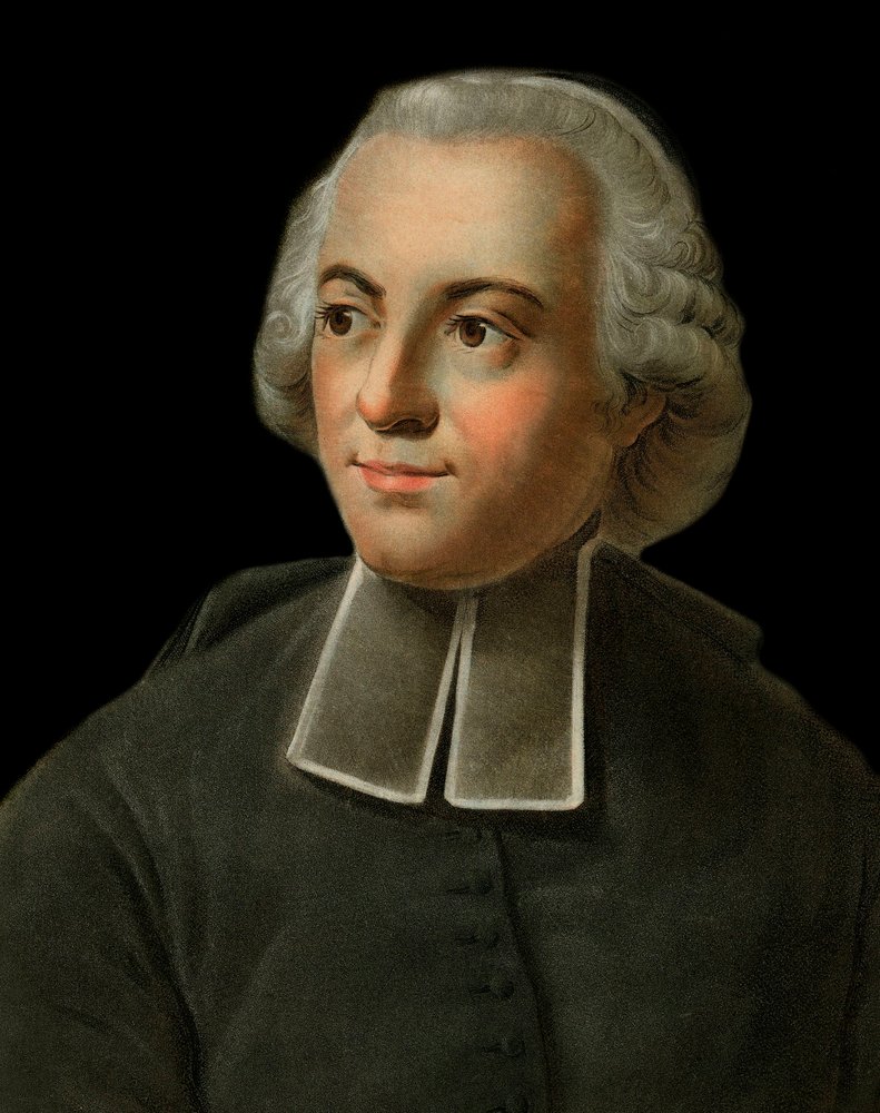 Portrait de l'abbé Etienne Bonnot de Condillac philosophe français ...