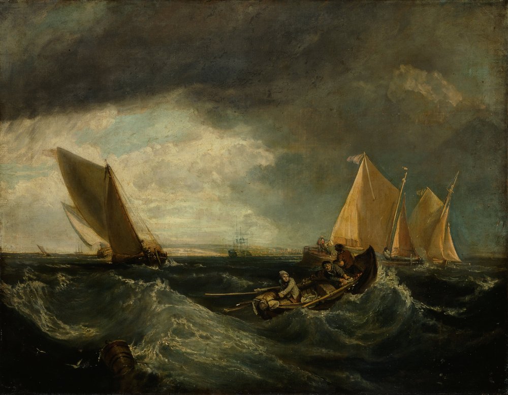 Sheerness et l'île de Sheppey (d'après J. M. W. Turner) - Augustus Wall Callcott