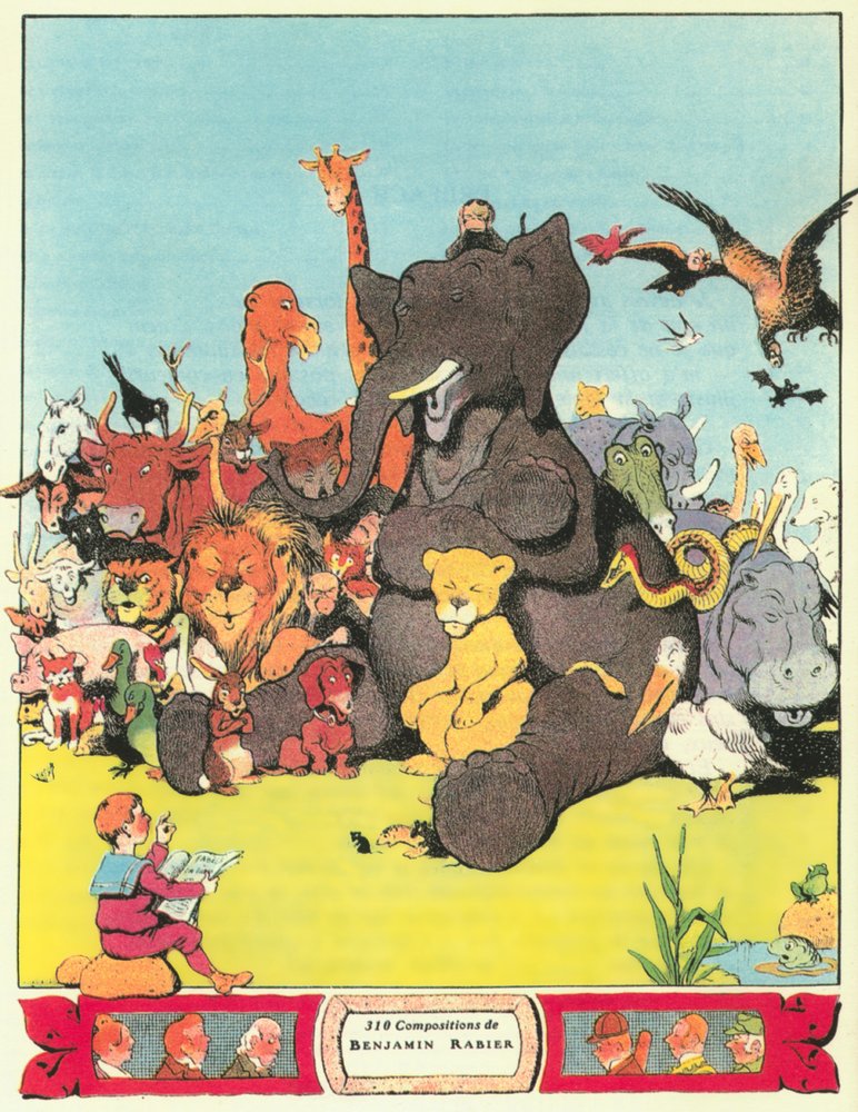 Illustration des 'Fables' de Jean de la Fontaine