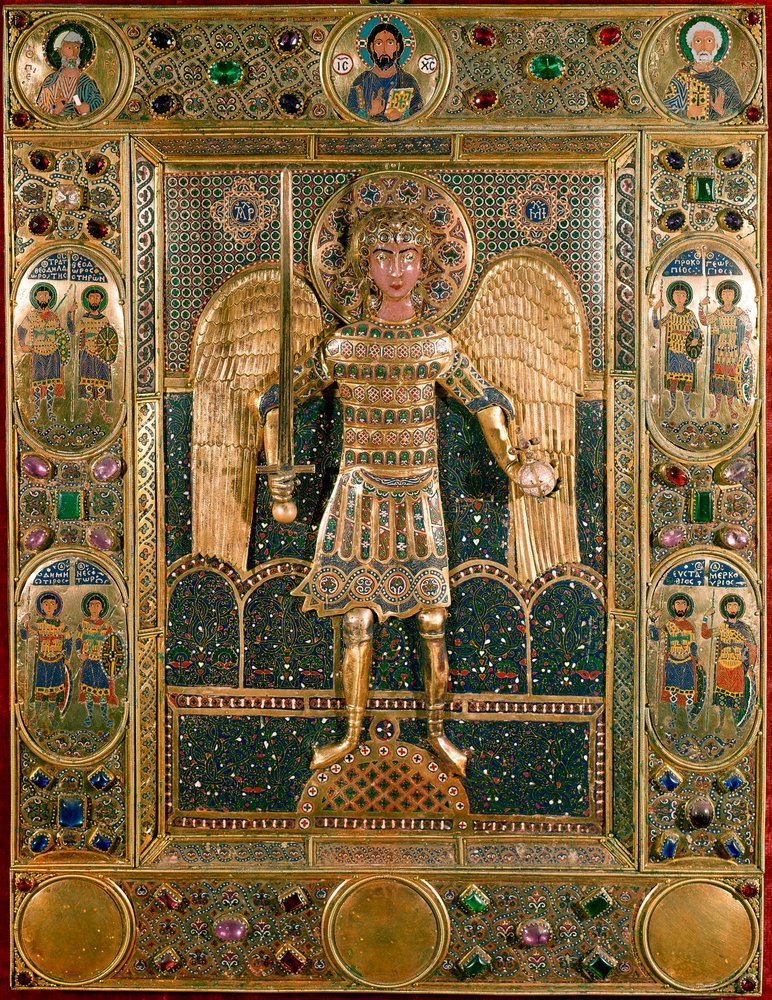 Art byzantin : Reliure de Missel décorée de la Représentation de l