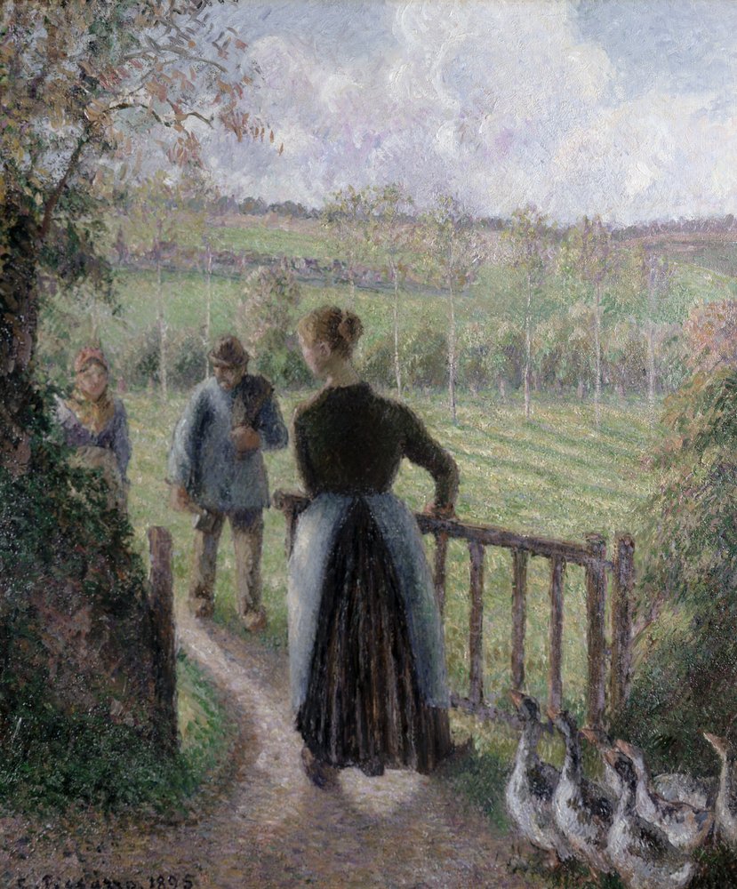La femme aux oies, 1895 - Camille Jacob Pissarro