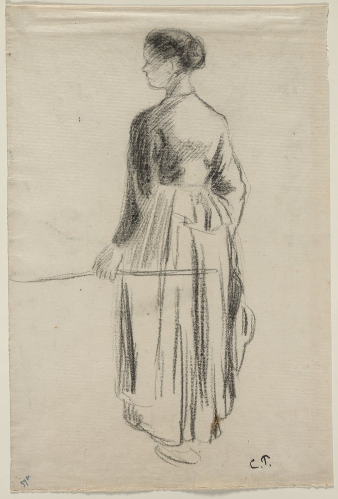 La vachère, Eragny - Camille Pissarro
