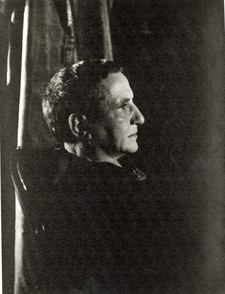 Gertrude Stein (1874-1946) 4 novembre 1934 (épreuve à la gélatine argentique) - Carl Van Vechten