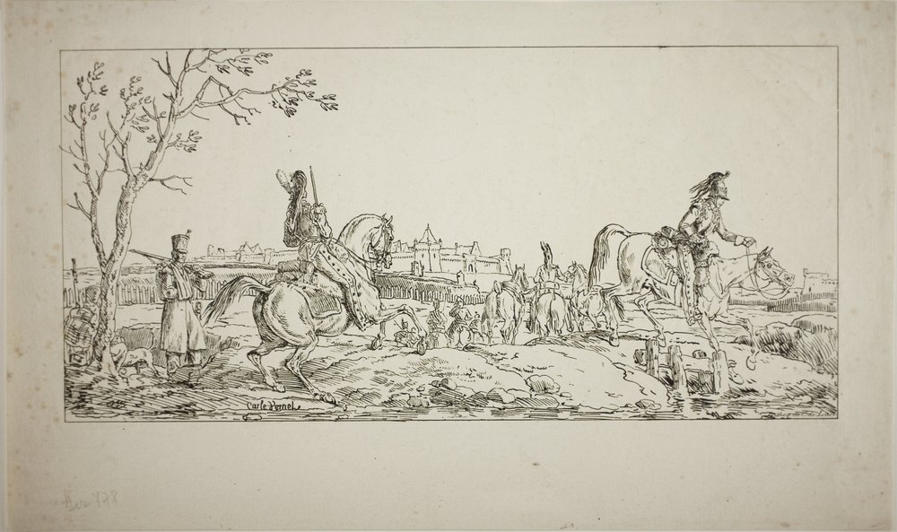 Le Siège - Carle Vernet