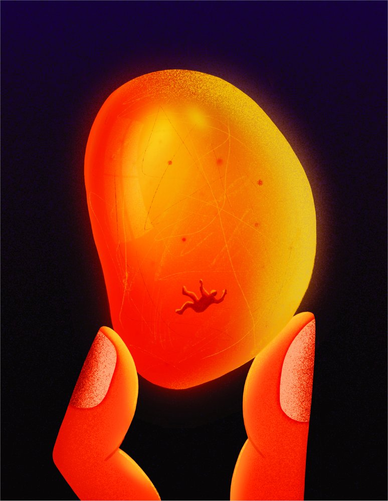 Ambre, 2020 (illustration numérique) - Carlo Alberto Giardina