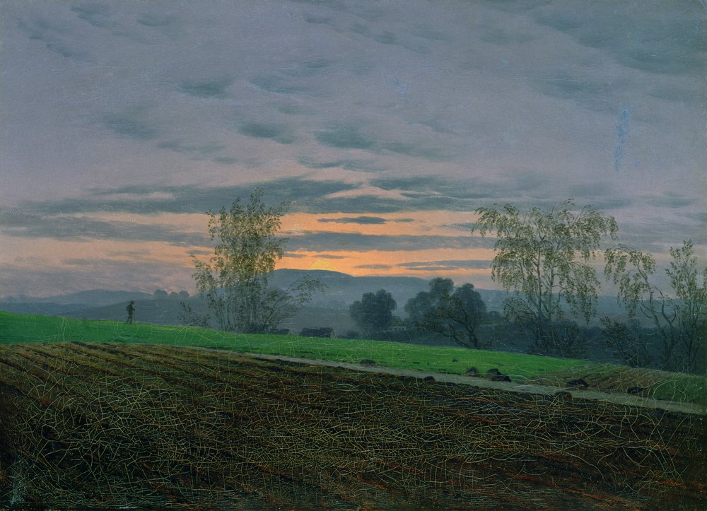 Champ labouré, vers 1830 - Caspar David Friedrich