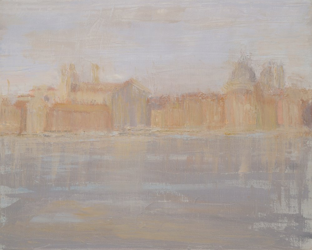De loin, Venise (peinture) - Celia Montague