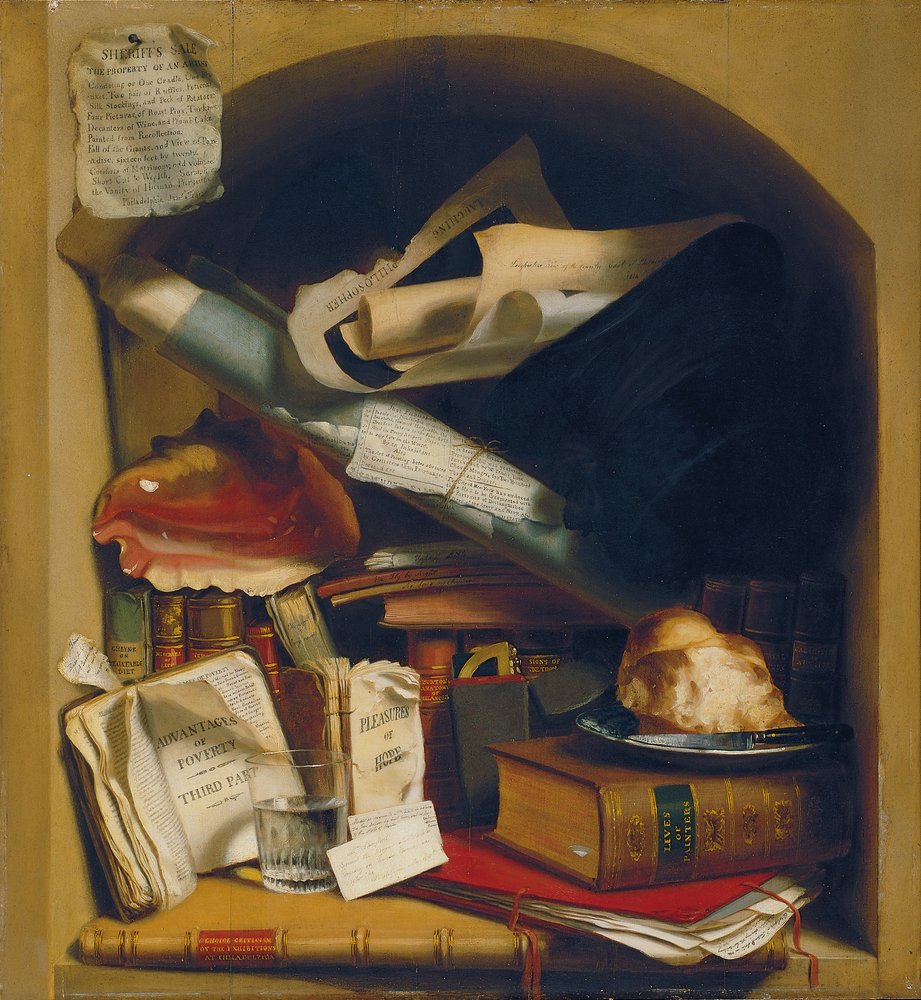 Le placard du pauvre artiste, vers 1815 - Charles Bird King