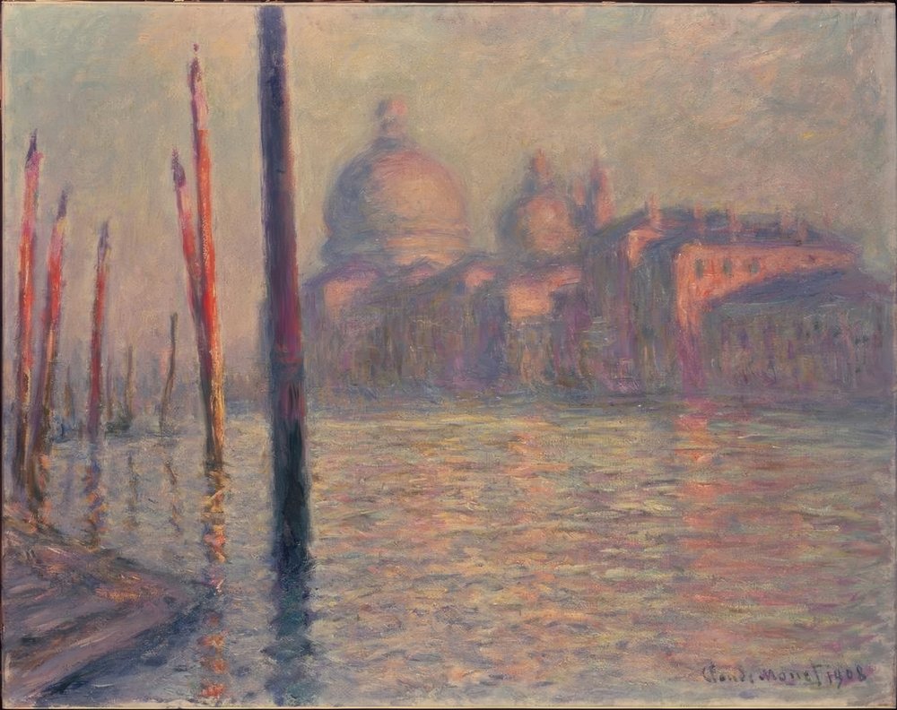 Santa Maria della Salute et le Grand Canal, Venise - Claude Monet