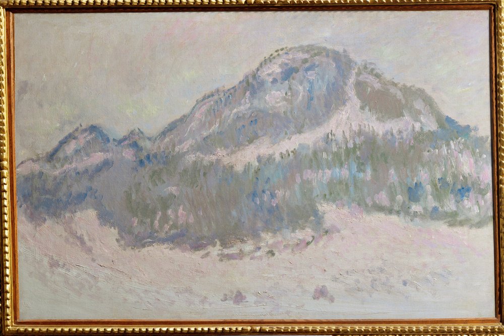 Mont Kolsaas en Norvège (huile sur toile) - Claude Monet