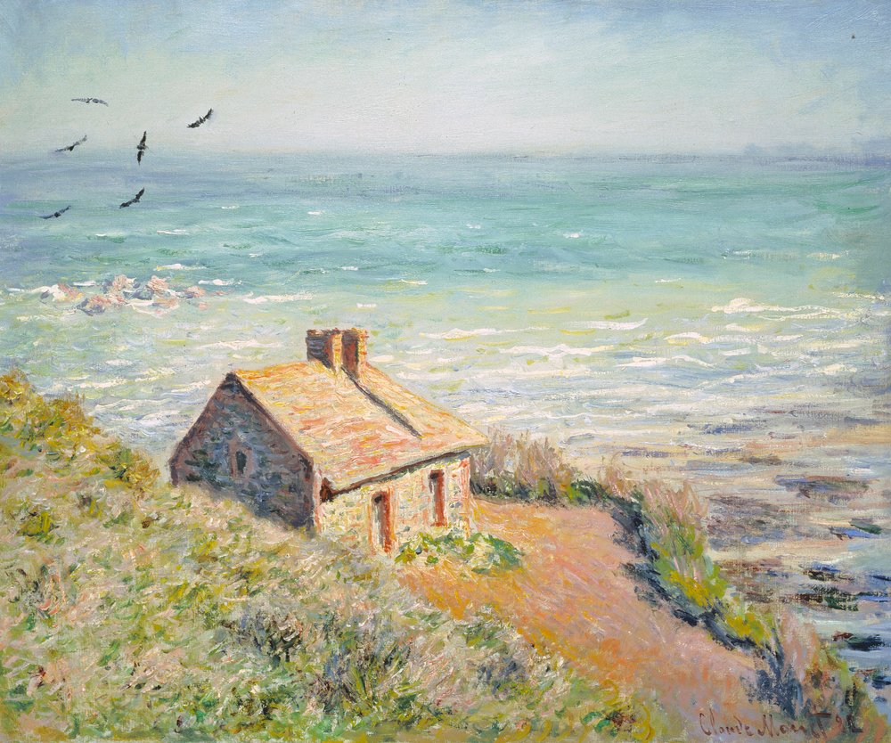 La cabane des douanes, matin - Claude Monet