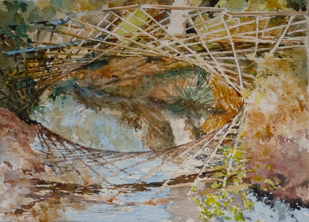 Le pont du martin-pêcheur - couleurs d
