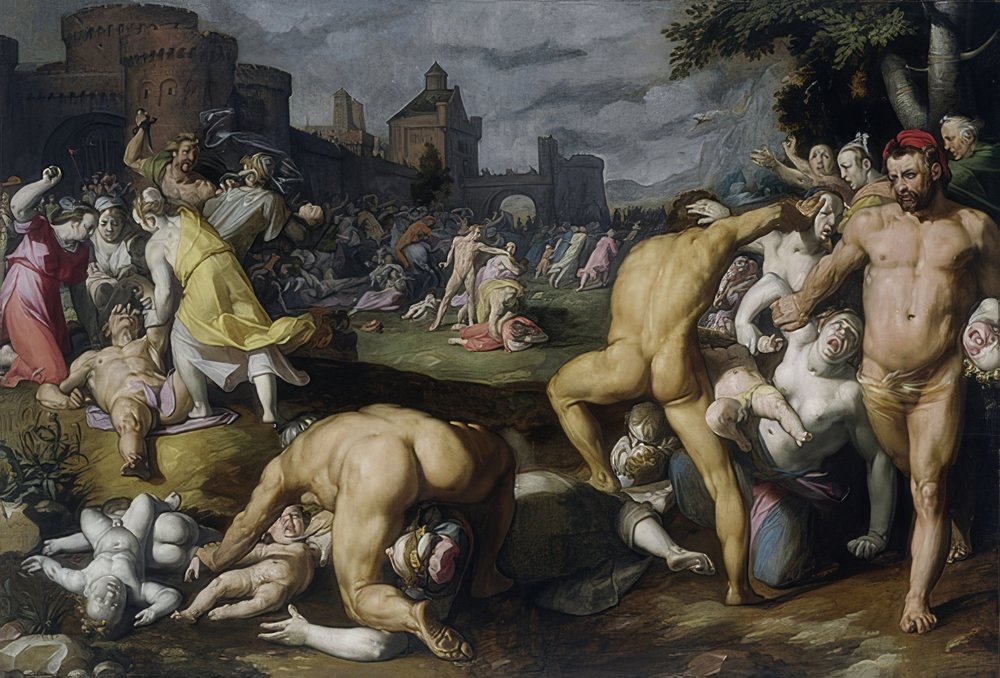 Le massacre des Innocents de Bethléem. 1590 - Cornelis Cornelisz. van Haarlem