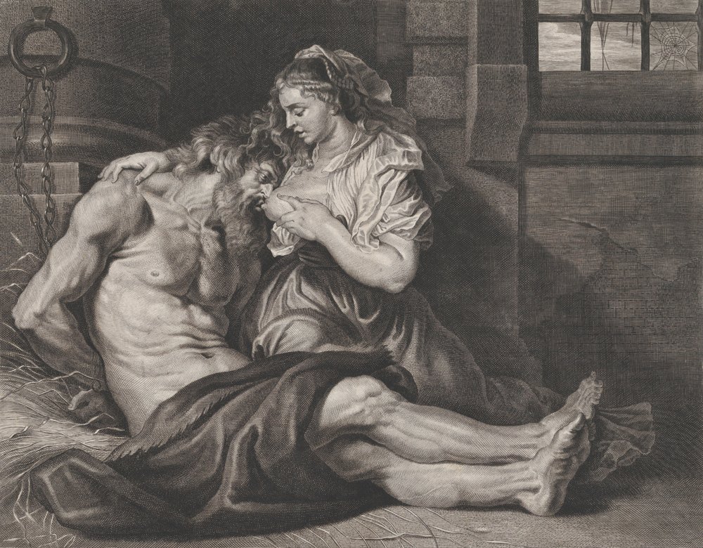 Cimon et Pero - Cornelis van Caukercken