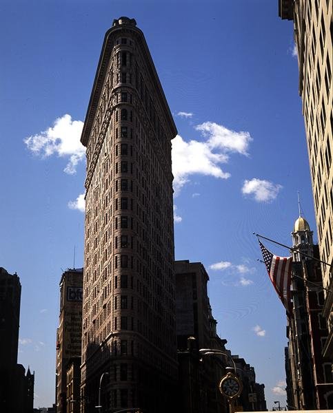 Le Flatiron Building acheve en 1902 Estampe d art