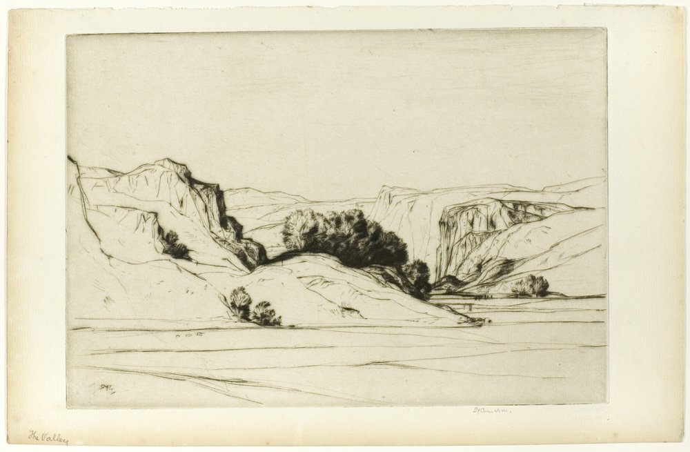 La Vallée (également connue sous le nom de Glencrutten) - David Young Cameron