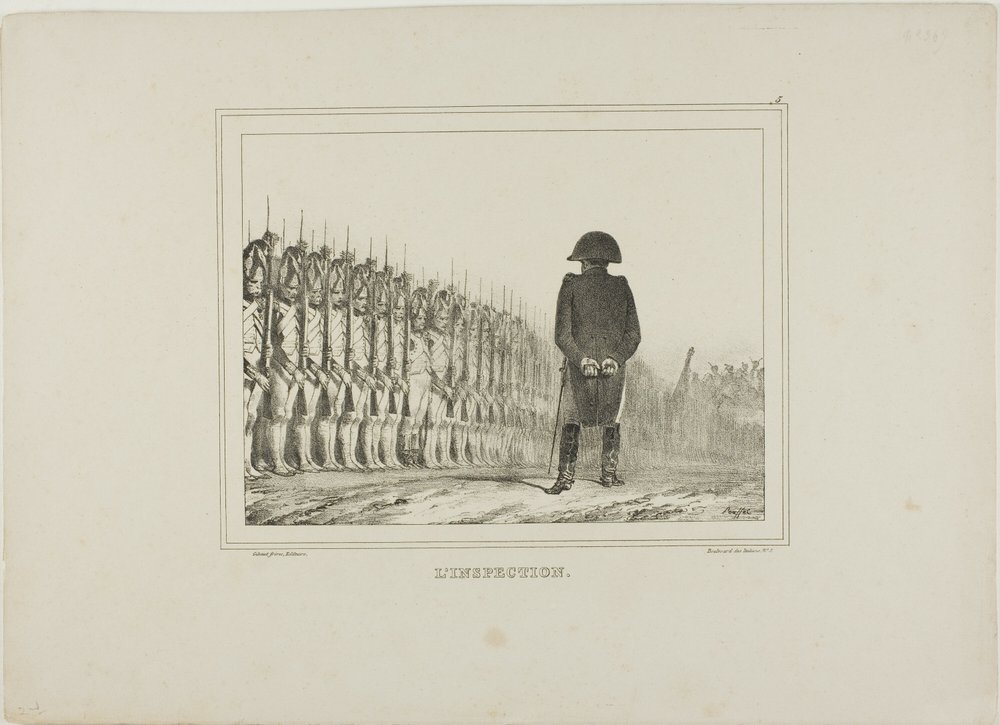 L'inspection | Denis Auguste Marie Raffet | Estampe d'art