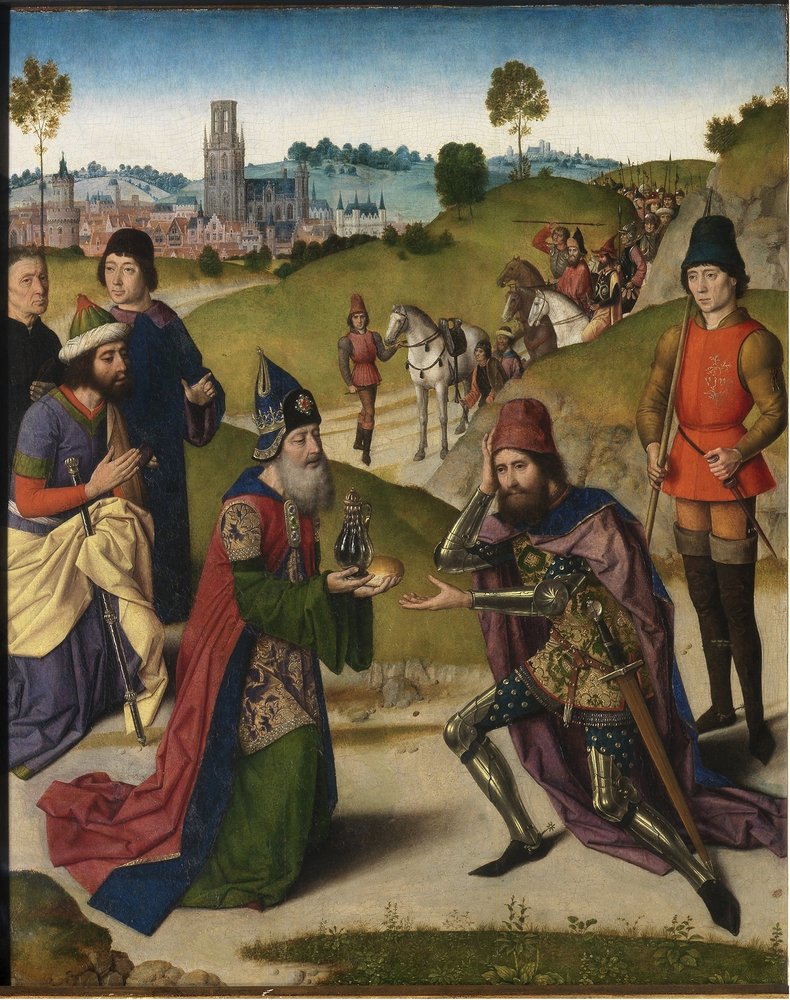 Rencontre d'Abraham et de Melchisedech | Dirck Bouts