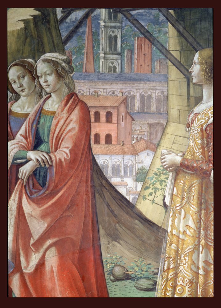 La Visitation (détail) - Domenico Ghirlandaio