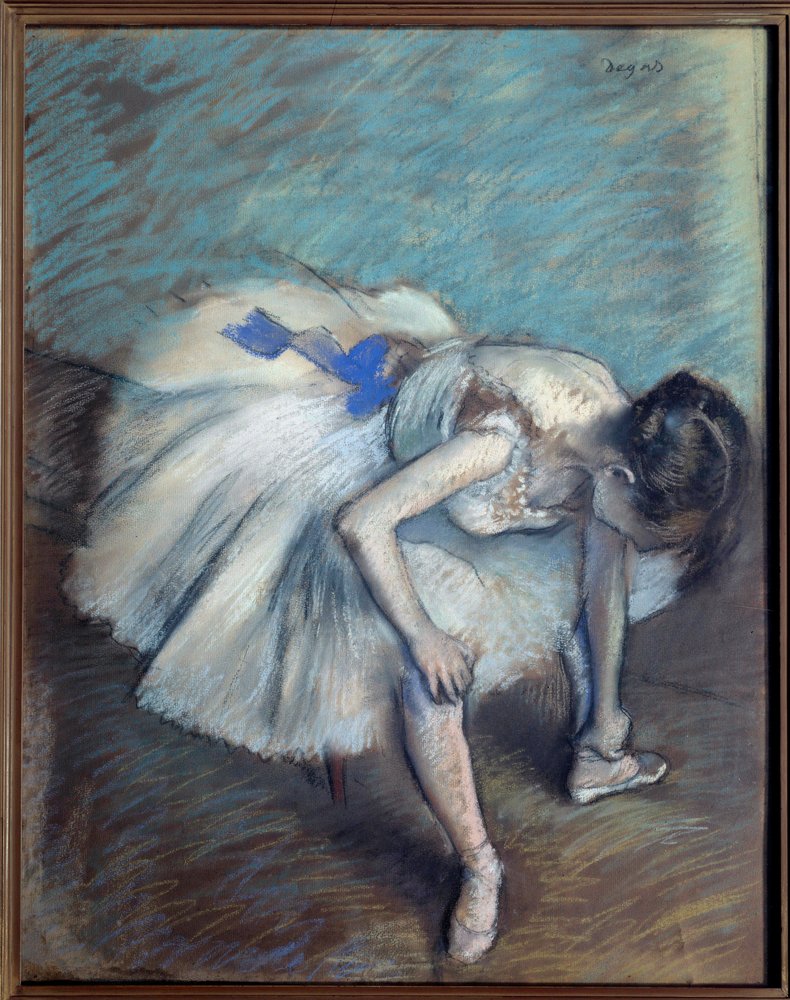 Danseuse assise | Edgar Degas | Estampe d'art