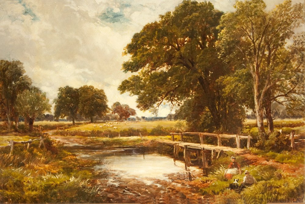 Un gué dans le Hampshire, 1891 - Edmund Morison Wimperis