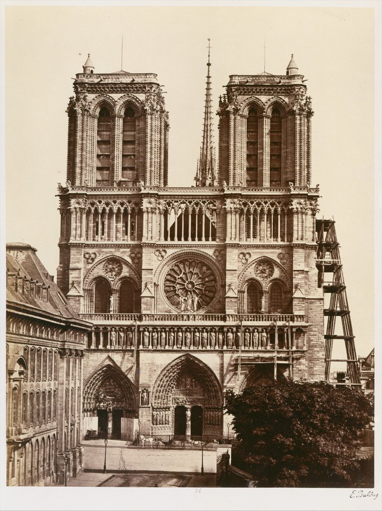 Notre-Dame (façade) - Édouard Baldus