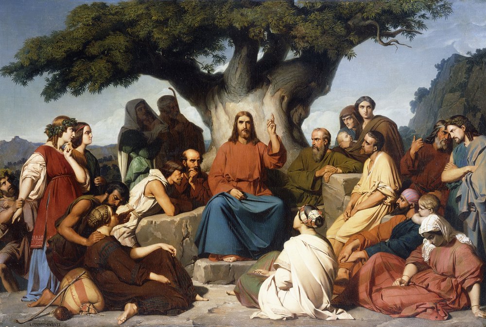 « Sermon de Jésus-Christ sur la montagne » - Edouard Louis Dubufe
