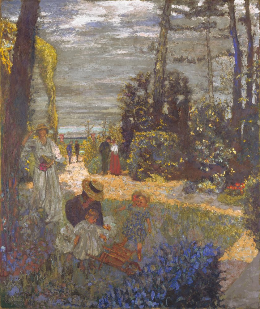 La Terrasse à Vasouy, le Jardin | Edouard Vuillard