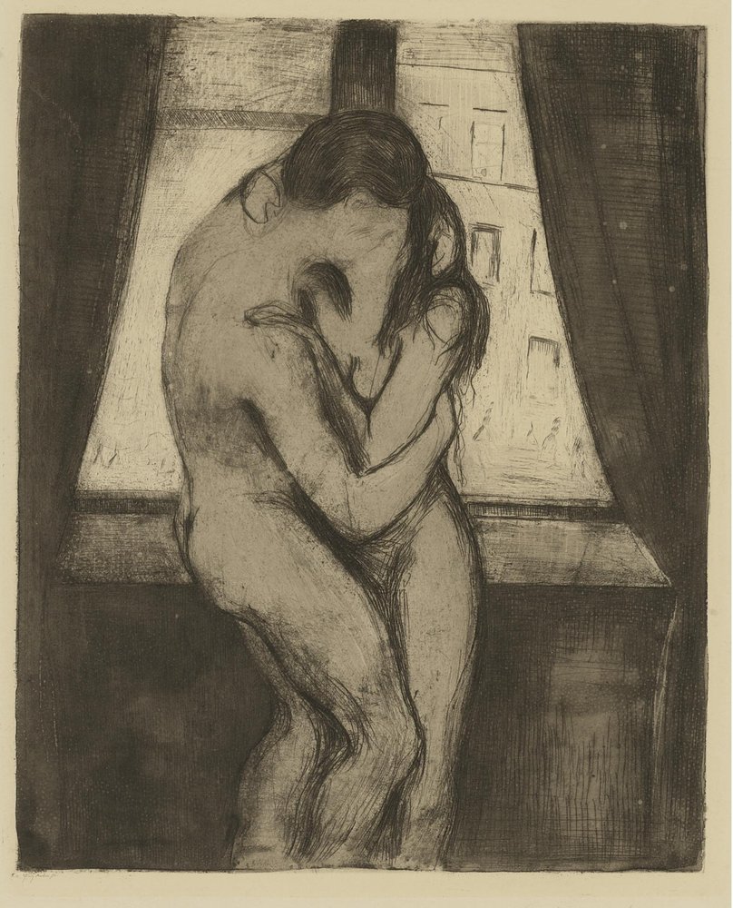Le Baiser, 1895 - Edvard Munch