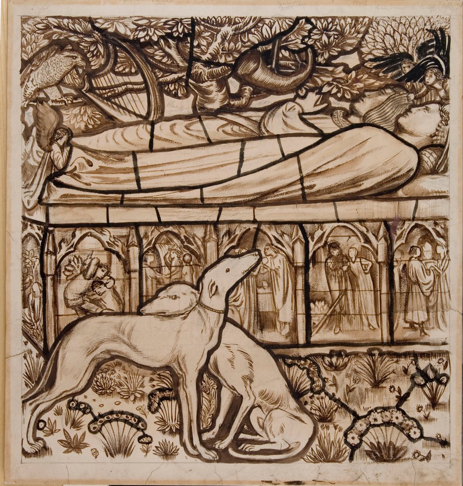 La Tombe de Tristan et Iseult - Edward Burne-Jones