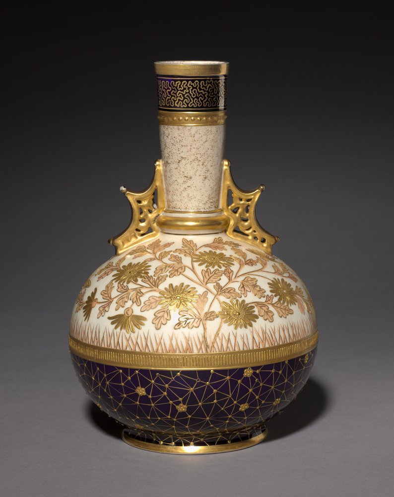 Vase, fabriqué par Faience Manufacturing Company, USA, c.1884-1887 - Edward Lycett