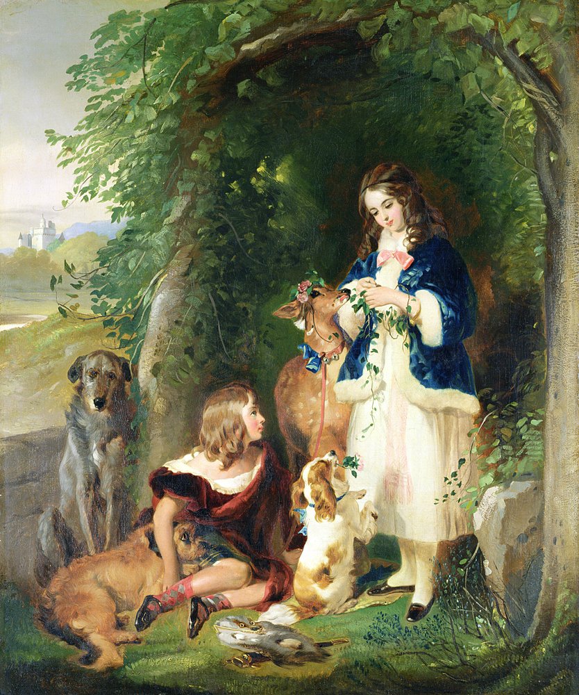 Le marquis de Stafford et Lady Evelyn Gower (Les enfants Sutherland)