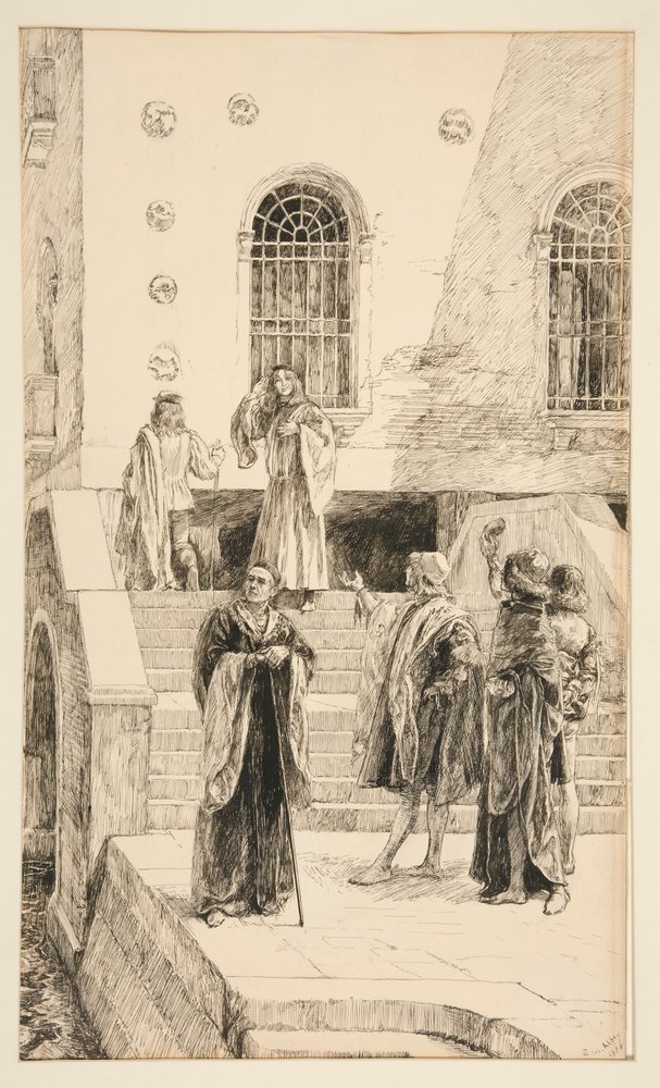 Exuent Salarino et Salanio, de l