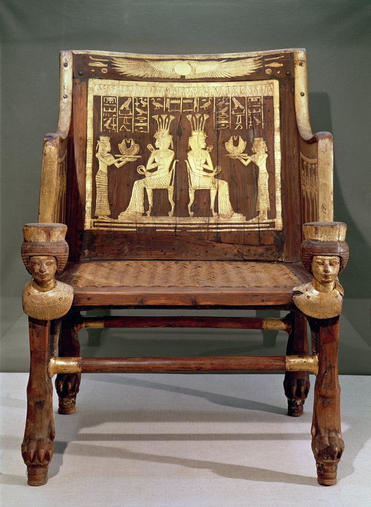 Chaise appartenant à la princesse Satamun, fille d