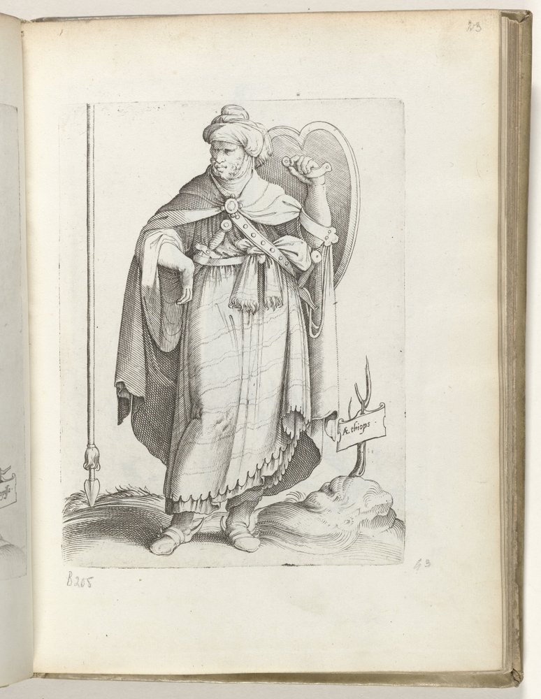 Homme d'Éthiopie - Enea Vico