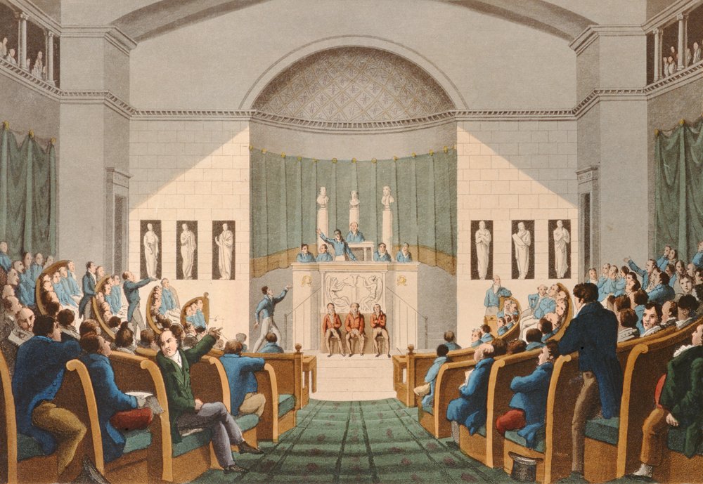 La Chambre des Députés, vers 1820 - English School
