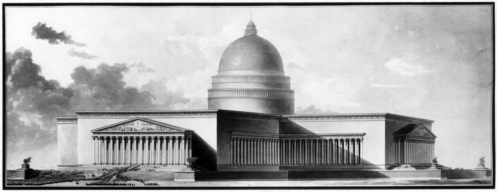 Métropole, façades - E.L. Boullée | Estampe d'art