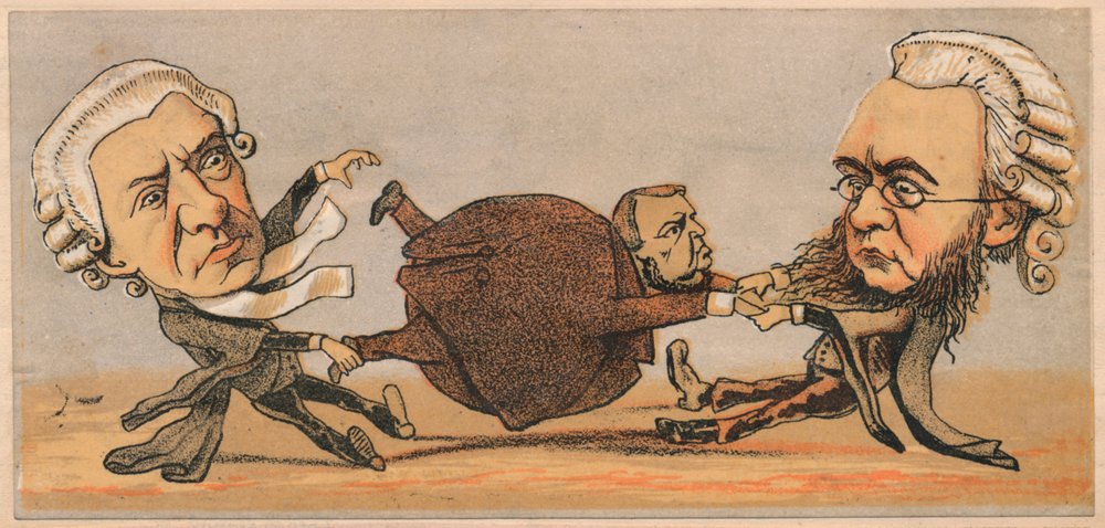 M. Hawkins, Q.C. et Dr. Kenealy Q.C., 1874 | Faustin