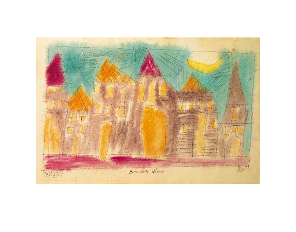 Maisons illuminées (KI.2) - Feininger Lyonel