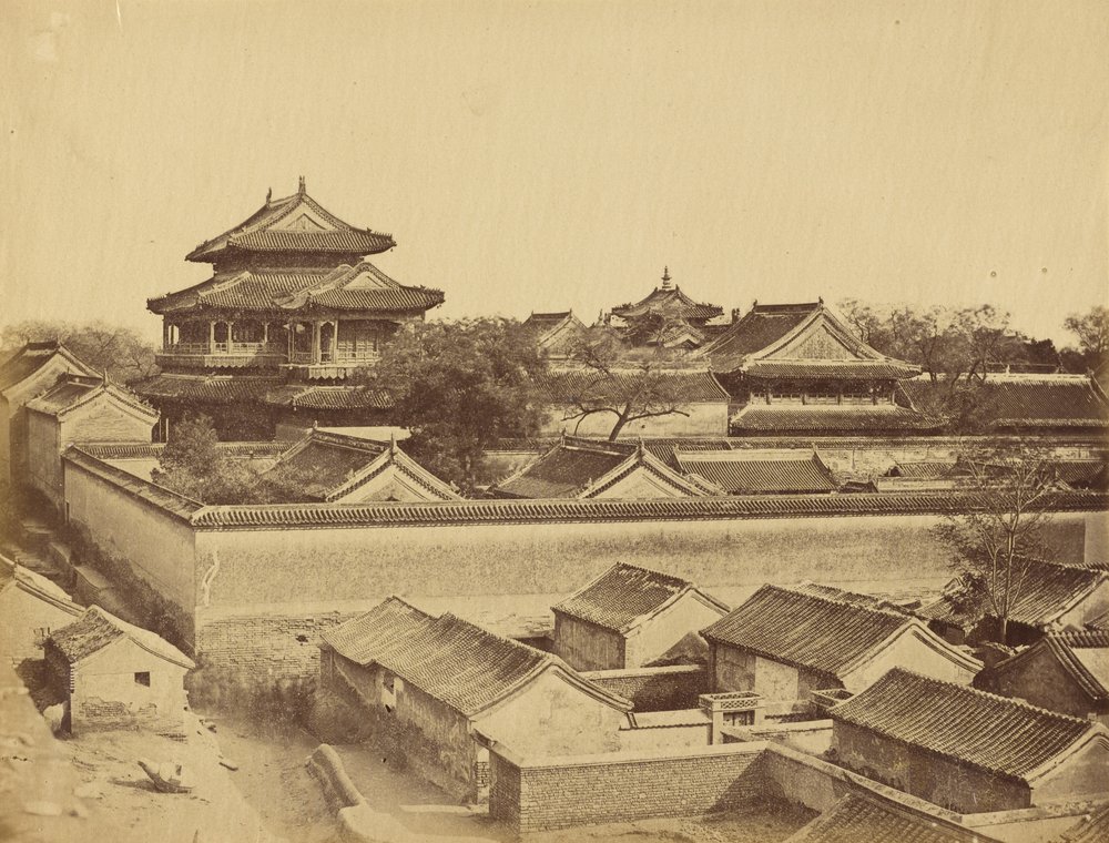 Première vue de Pékin prise depuis la porte Antin, octobre 1860 - Felice Beato