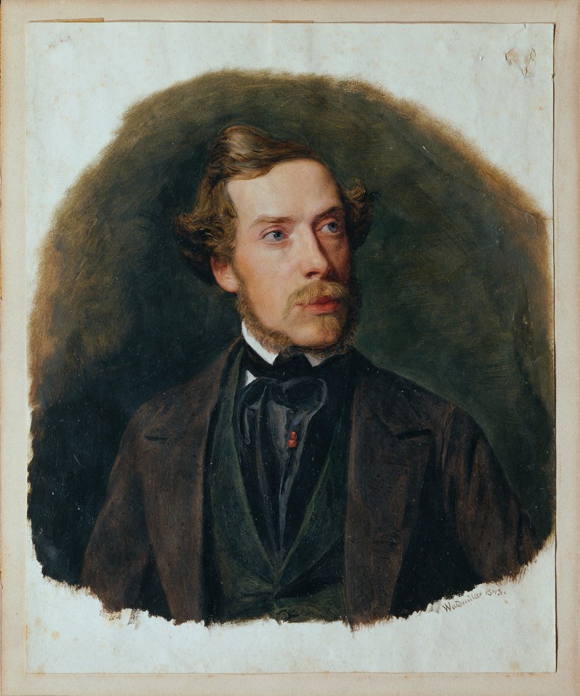 Gustav Barth, maître de chœur de la Société chorale masculine de Vienne - Ferdinand Georg Waldmüller