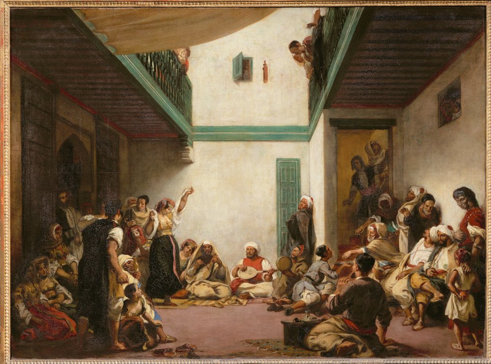 Noce juive dans le Maroc … - Ferdinand Victor Eugene Delacroix