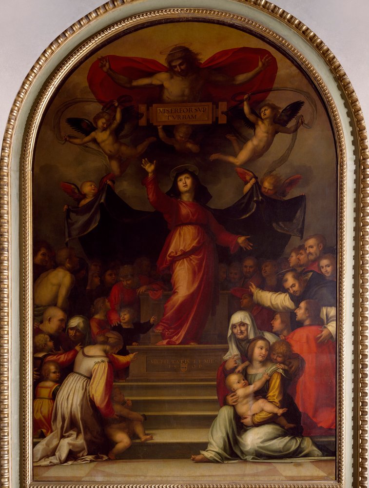 Notre-Dame de la Miséricorde, par Bartolomeo della Porta dit Fra Bartolomeo - Fra (1472-1517) Bartolomeo