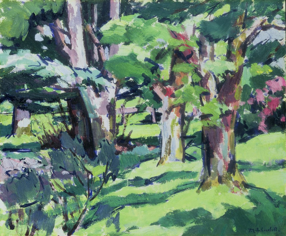 Arbres à Auchinleck, Ayrshire - Francis Campbell Boileau Cadell