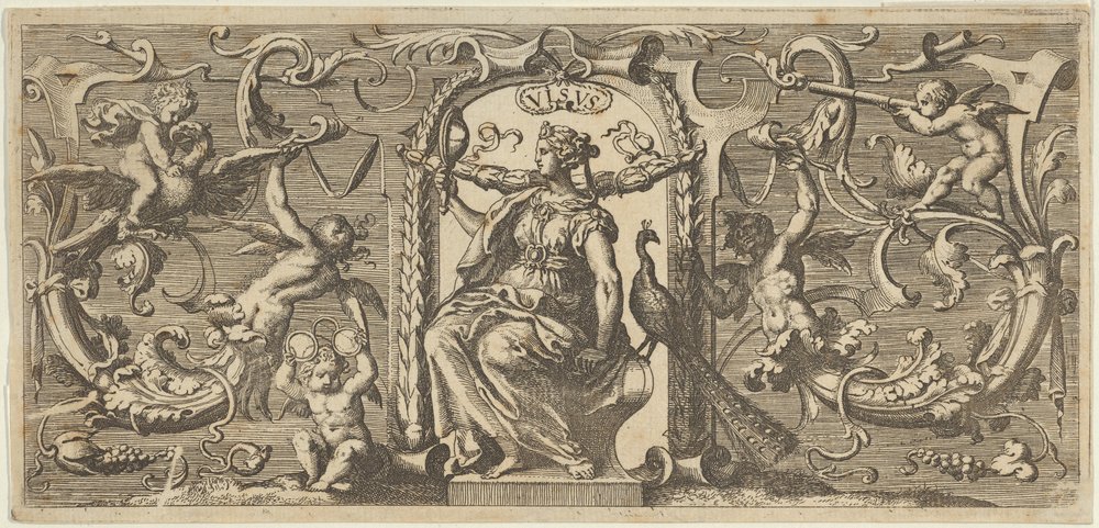 Vue Visus, des Cinq Sens, vers 1655 - Francis Cleyn