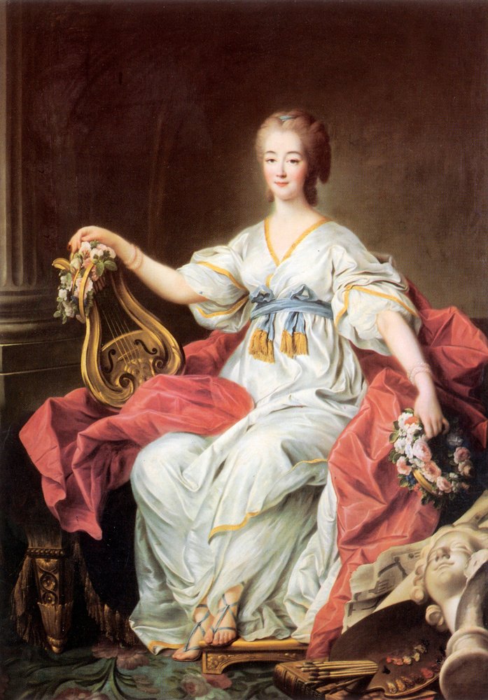 Portrait de la comtesse Jeanne (Bécu) du Barry - Francois-Hubert Drouais