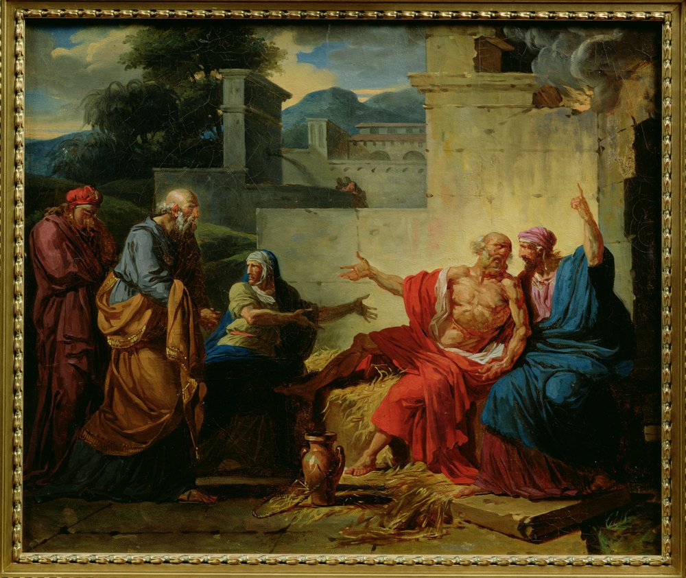 Job réprimandé par sa femme, c.1790 - François-André Vincent