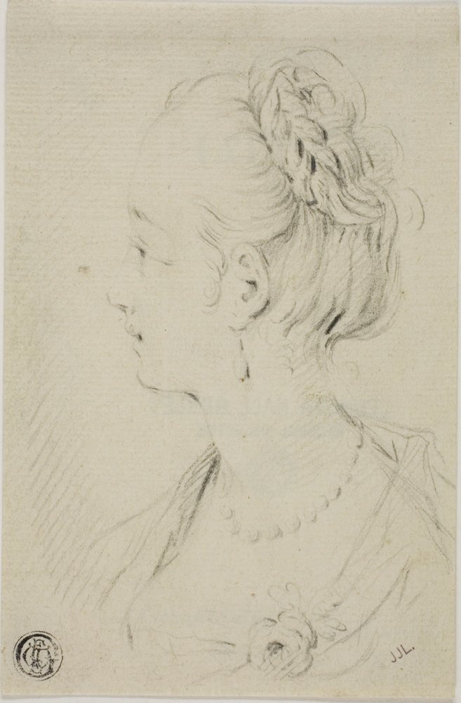 Buste de profil de jeune femme | François Boucher
