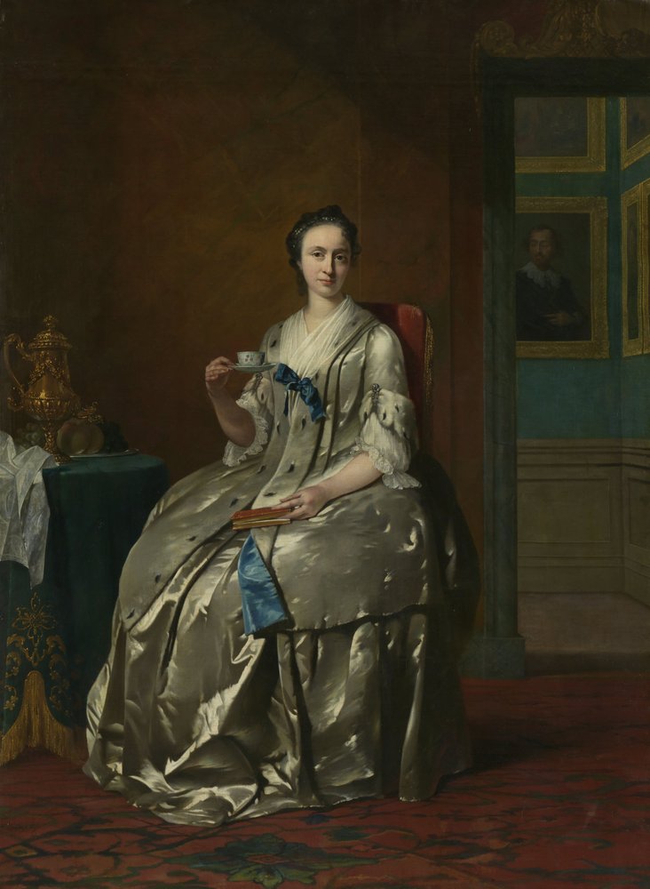 Portrait de Machteld Muilman, vers 1745-7 - Frans van der Mijn